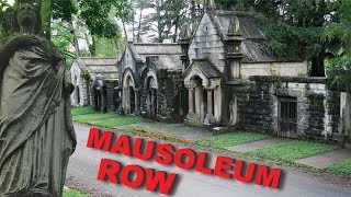 Crazy Row of Old 1800s Mausoleums in Historic Graveyard [upl. by Assirual]