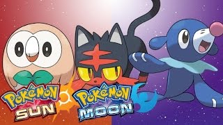 ROWLET LITTEN POPPLIO Pokemon Sun and Moon Starters Revealed ALOLA [upl. by Dosh]