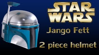 Jango Fett Deluxe 2 piece helmet Review [upl. by Nytsua]