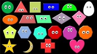 What Shape Is It Learn Geometric Shapes  The Kids Picture Show Fun amp Educational [upl. by Arissa]