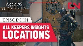 AC Odyssey  All Keepers Insights Locations  Judgment of Atlantis  Gathering Full Strength Trophy [upl. by Tanberg532]