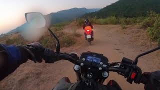 Yamaha FZS FI V3 Bs4  Hill OffRoad Ride [upl. by Blakely712]