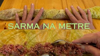 Sarma Na Metre ❗Recept za Zimski Specijalitet koji Oduševljava ❗Idealno za Porodične Proslave [upl. by Eenram]