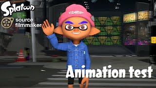 SFM Splatoon Inkling Animation Test [upl. by Fredric]