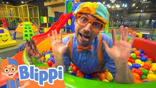 Blippis Sensory Playtime at Kinderland  Blippi Full Episodes  Emotions and Feelings [upl. by Nwaf]