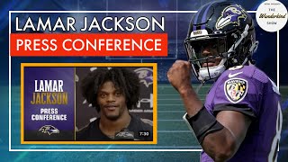 Lamar Jackson Reveals Game Ready Mindset in MustWatch Ravens Press Conference 750 [upl. by Paddie]