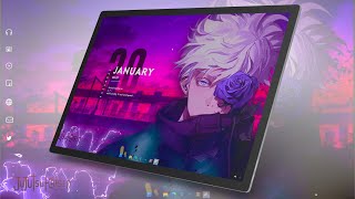 How to make your desktop look better  Jujutsu Kaisen Themes  Gojo Satoru [upl. by Ddal]