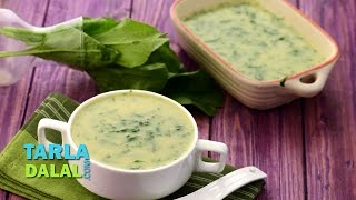 Moong Dal and Spinach Soup Zero Oil Recipe by Tarla Dalal [upl. by Llertnom]