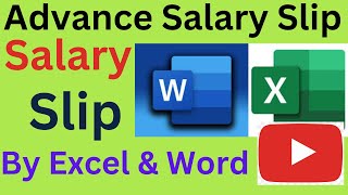 Make Salary Slip 2024  Word Excel Main Salary Slip Kaise Banate Hai  How to Create Salary Slip [upl. by Panter]