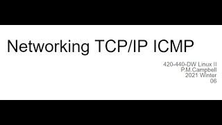 06 06 networking icmp using ping amp traceroute [upl. by Cutter]