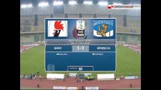 TG 221012 Calcio serie B Bari  Brescia 11  HIGHLIGHTS HD [upl. by Stephi436]