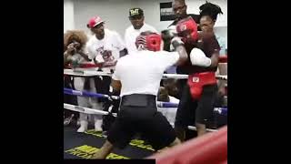 Gervonta Davis VS Devin Haney Sparring gone wrong [upl. by Aldon64]