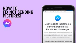 How To FIX Messenger Not Sending Pictures easy [upl. by Tegan]