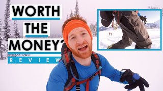 Arcteryx Review  Rush LT Bib Pants for Ski Touring or Snowboarding [upl. by Orola745]