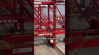 This is the Yangshan Port known as the Devils Wharf is the worlds largest smart container po [upl. by Lilac644]