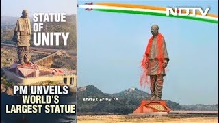 PM Unveils Sardar Patels Statue Of Unity Worlds Tallest [upl. by Katherina805]