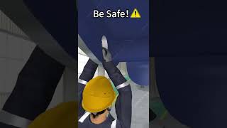 Be careful and be safe life 🦺safety laborwork viral shorts [upl. by Amolap]