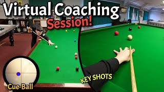 Virtual SNOOKER Lesson  Learn Lots Of KEY SHOTS [upl. by Hendren881]