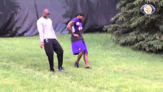 Adrian Peterson and Percy Harvin Works Out Together Before The 20122013 Season [upl. by Raama]