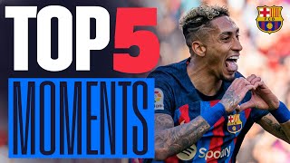 RAPHINHA PICKS HIS TOP 5 LA LIGA MOMENTS 🏆 [upl. by Clementas]