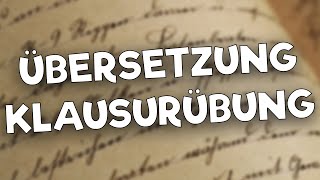 Übersetzung Latein Klausurübung mit Lösungen für Anfänger [upl. by Mohorva]