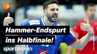 Dänemark – Frankreich Highlights  HandballEM 2022  sportstudio [upl. by Ola]