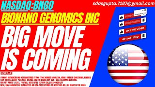 BIG MOVE IS COMING  BNGO STOCK ANALYSIS  BIONANO GENOMICS STOCK [upl. by Aitsirk]