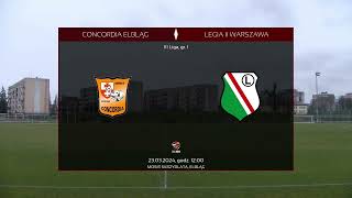 Concordia Elbląg  Legia II Warszawa 33 3 liga gr 1 [upl. by Htebirol286]