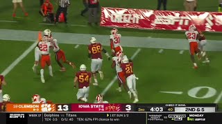 2022 USC vs Clemson  Traevon Kenion Fumble Recovery [upl. by Benedikt]