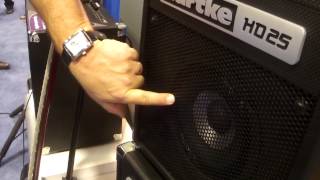 Kraft Music  Hartke HD25 Bass Combo NAMM 2014 [upl. by Eelarak]