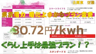 東京電力のプランを電化上手と比較してみました [upl. by Vance919]