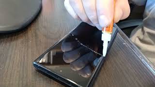 Repair your cracked screen with super glue [upl. by Octavius340]