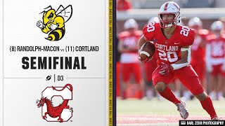 8 RandolphMacon vs 11 Cortland Highlights  D3 Football Semifinals 2023 [upl. by Veneaux]