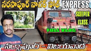 Narasapur Nagarsol Express  Narasapur to Vijayawada  Full journey  railway railfans [upl. by Euqinahs]