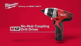 Milwaukee® M12™ NoHub Driver 245522 [upl. by Anrehs]