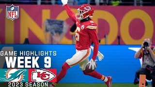 Miami Dolphins vs Kansas City Chiefs Game Highlights  NFL 2023 Week 9 [upl. by Konrad]