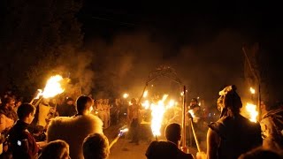 Beltane Feuer  KREUZMÜHLE  HARZ  Germany  30042016 [upl. by Essirahs]