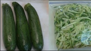 How to Freeze Zucchini No Blanching  Noreens Garden [upl. by Rutledge]