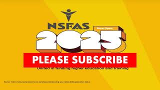 NSFAS 2025 APPLICATION STATUS STEPS MEANING [upl. by Essinger]