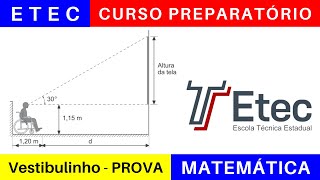 ETEC 🎯 Vestibulinho 202425 o que Estudar para a Prova da ETEC em MATEMÁTICA BoraETEC [upl. by Cartwell]