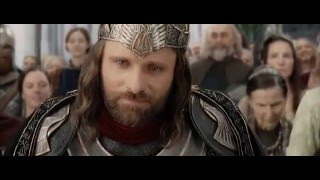 The Lord Of The Rings The Return of the King Aragorn coronation scene [upl. by Alemaj]