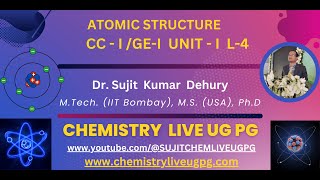 ATOMIC STRUCTURE LECTURE 4 CC I GE I UNIT I SEM I [upl. by Airenahs]