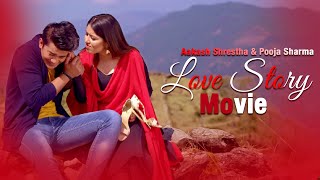 Pooja Sharma and Aakash Shrestha Latest💕Love Story Movie Aakaash Shrestha Pooja Sharma Magne buda [upl. by Waly]