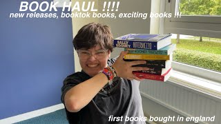 my first book haul in the uk📚🇬🇧💙  RA READS [upl. by Asenaj]