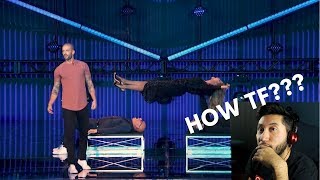 MAGICIAN REACTS TO DARCY OAKE ON AGT THE CHAMPTIONS  AMAZING [upl. by Junji]