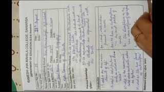 Geography lesson plan in English  Topic Major component of Earth lesson plan  class  10 [upl. by Arok163]