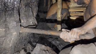 Unseen Footage of Coal Miners Life  Coal Extraction process shorts mining [upl. by Dun615]