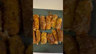 Garlic Parmesan Mozzarella Sticks cooking foodie food recipe [upl. by Otirecul]