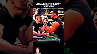 🔥 Akimbo69 vs Larry wheels Left vs Right Arm 🔥✌️ shorts​ armwrestling​ motivation​ strength​ [upl. by Avot]