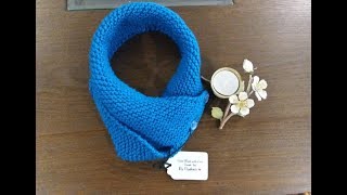 knitted Cowl Scarf Neck warmer By Clydknits [upl. by Alexei291]